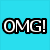 six pixelated with text and images of a woman with long brown hair, including "OMG!", "I'm going to see", "Hannah Montana", "Miley", and "April 14th"