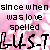 Pixelated text and stylized shapes on a pink floral background with red accent letters.