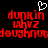 Pixelated red text on black background with white heart symbol above, showing mirrored text and partial character distortion.