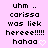 Pixelated text on a pink background with a white heart symbol, showing two identical static frames side-by-side.