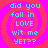Four identical display cyan text on a pink spiral background with red outlines