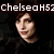 A pixelated animated icon shows a person with brown hair and dark clothing against a black background, with text overlays changing across frames.