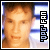 four pixelated images showing a person with light brown hair and a white shirt, each containing vertical text on the right side