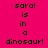 Pixelated text on bright pink background with white rectangular overlays shifting across lines of black pixelated text.