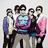Six distinct group photos of people in various poses and settings, each with unique clothing and backgrounds.