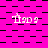 A static image with a bright pink background featuring black checkered and dashed patterns, overlaid with repeated white text elements.