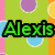 Pixelated of four distinct buddy icons with text overlays on patterned backgrounds