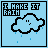 Pixelated cloud icon with smiling face and raindrops, text "I MAKE IT RAIN" on light blue background.