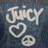 Pixelated white text 'Joy' with a heart symbol and smiley face on dark blue background.