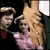 Animated contact sheet showing a sequence of frames where two people hold hands and text builds up to "hold on to me" with visible hand movements and changing text overlays.