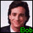 Animated contact sheet of Bob Saget's face with changing text overlays in a 4x3 grid layout, showing sequential frame variations.