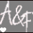 A pixelated icon with a gray background showing white cursive text and a heart, transitioning to yellow text on dark stage lights.