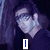 A four- shows a person with long dark hair and glasses in various poses, with text overlays changing