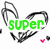 Animated icon with four distinct sections: top-left heart outline, top-right penguin, bottom-left text, and bottom-right empty space.