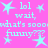 A static image with a bright pink background featuring repeated light blue text and star symbols.
