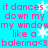 Pixelated cyan background with pink text repeating 'it dances down my window like a baling<3' and white snowflakes scattered across the image.
