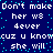 Pixelated text repeats across a dark blue background with cyan speckles, forming a mirrored wordwall pattern.