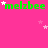 Green text 'melzbee' repeated across a bright pink background with scattered white and light pink stars.