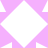 Static pixel art featuring a white diamond shape centered on a light purple background with four smaller white triangles at the corners.