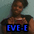 A four- shows a person in different poses with overlaid text: blue "EVE-E", orange "SEXI", red "BLOOd"