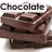 A split-screen image shows chocolate bars on the left and a cat licking its lips on the right with text above and below.
