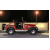 Animated contact sheet showing five sequential frames of a red jeep driving at night with streetlights and a wall in the background.