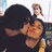 Pixelated image of two people kissing with red text 'Frerard.' and 'FRERARD!' on black background.