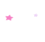 Two pixelated icons on white background: left is pink star with rounded edges, right is small light purple square.