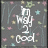 Pixelated text on a dark background with pastel floral and star patterns, showing of animated text changes