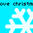 Pixelated white snowflakes on a bright cyan background with repeated black text fragments above and below the icons.