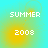 Pixelated text 'SUMMER' and '2008' on a cyan background with yellow gradient, showing subtle animation changes across four views.