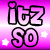 Pixelated cartoon couple kissing with pink text reading "it's hard so to let u go" on a gradient purple background with white stars.