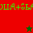 Red and green pixelated background with green text and two stars, one green and one red, in a static image.