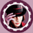 Animated circular icon with purple border showing character in top hat, swirling pink hair, and 'Charlie Chocolate' text below.