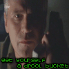 six showing a man in various expressions and poses with overlaid text, including 'get yourself a drool bucket' and 'EVIL JACK'
