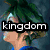 six pixelated anime-style images with overlaid text labels, featuring characters and scenes with blue, green, and purple tones