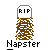 Pixelated icon shows a character buried under brown dirt with a gray 'RIP' tombstone, then reviving with blue hair, green eyes, and a blue outfit.