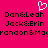 A static pixel art image with a bright pink background, displaying three of text and one white heart symbol at the top center