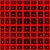 A grid of small square tiles with red and dark brown tones, each containing a pixelated pattern with subtle variations in color and shape.