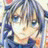 A pixelated anime-style character with light blue hair and blue eyes on the left, next to a black background with white text reading "Anime IM" above smaller stylized text "c0m" on the right.