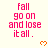 Pixelated text and orange hearts on a light background, with repeated phrases and heart symbols in