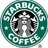 Green background with a Starbucks Coffee logo and multiple text phrases in pixelated font.