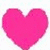 Four heart-shaped icons in pink, blue, yellow, and gray arranged in a on white background