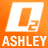 six pixelated images showing a person with light hair in various poses and backgrounds, including an orange logo with 'L2 ASHLEY' text