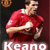 Static pixelated icon of a person in red sports attire with visible text below, set against dark background.