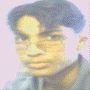 Six distinct portrait images arranged in a , each showing a person with varying backgrounds and clothing