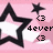 Pixelated pink background with large black-outlined white stars, small black stars, and pixelated text elements including '3' symbols and partial words.