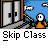 Animated contact sheet of 25 pixel-art frames showing a school-themed cartoon sequence with characters skipping class, featuring text bubbles and changing backgrounds.