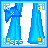 Pixel art of 12 showing a character in blue dress, torso with green-and-yellow design, and blonde woman's head; repeated 'TAYLOR' text on white background