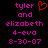 Pixelated text and a red heart symbol on a black background, with two identical side-by-side layouts.
